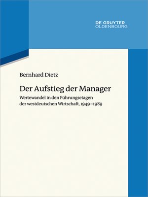 cover image of Der Aufstieg der Manager
